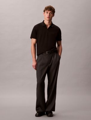 Мужские рубашки Calvin Klein Tech Pique Zip Polo Shirt — фото 2