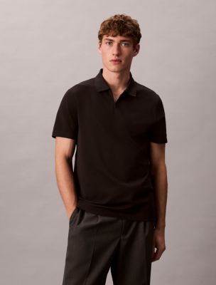 Tech Pique Zip Polo Shirt | Calvin Klein