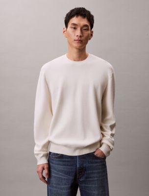 Tech Knit Relaxed Sweater, Tofu