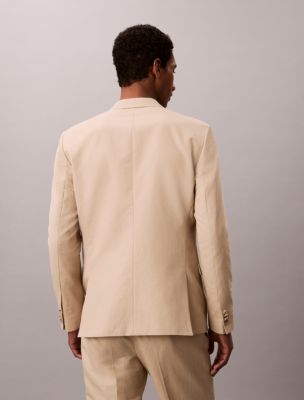 Мужские пиджаки Calvin Klein Linen Blend Slim Blazer — фото 4
