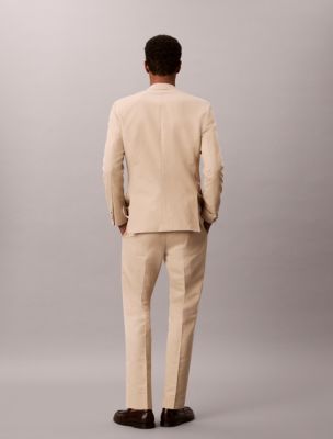 Мужские брюки Calvin Klein Linen Blend Slim Pants — фото 5