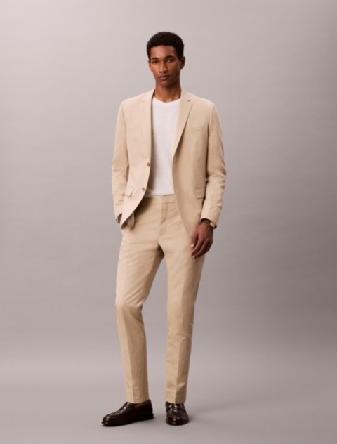 Мужские брюки Calvin Klein Linen Blend Slim Pants