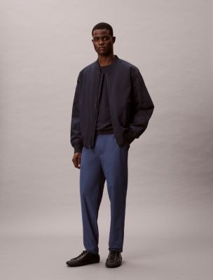 Tech Dobby Elastic Jogger Pants, Dark Denim