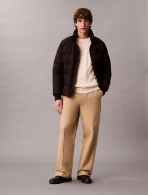 Мужские свитеры Calvin Klein Lambswool Blend Cable Knit Sweater — фото 3