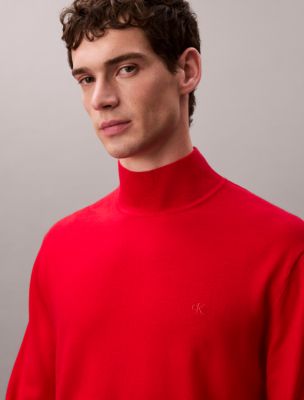 Мужские свитеры Calvin Klein Merino Wool Mock Neck Sweater — фото 2