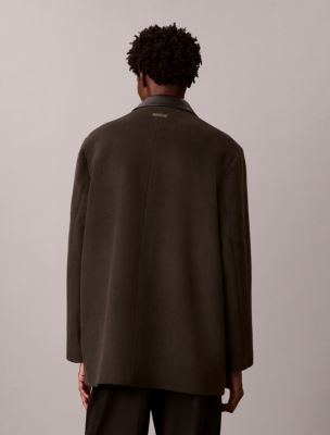 Melton Wool Blend Car Coat | Calvin Klein