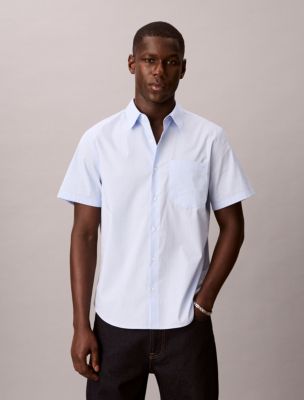 Cotton Stretch Slim Stripe Button-Down Shirt, Windsurfer