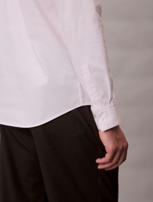 Мужские рубашки Calvin Klein Cotton Stretch Stripe Slim Button-Down Shirt — фото 6