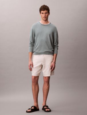 Мужские свитеры Calvin Klein Linen Blend Crewneck Sweater — фото 4