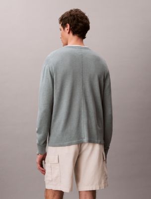 Мужские свитеры Calvin Klein Linen Blend Crewneck Sweater — фото 5