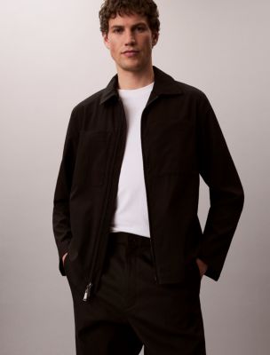 Мужские куртки Calvin Klein Seersucker Blouson Jacket — фото 5