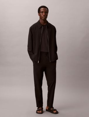 Мужские куртки Calvin Klein Seersucker Shirt Jacket — фото 4