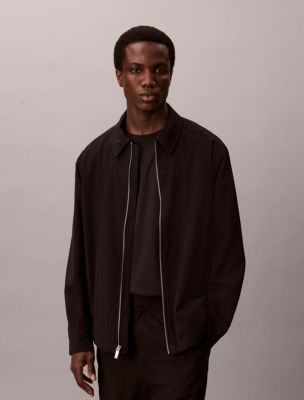 Seersucker Shirt Jacket