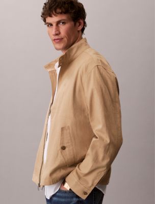 Мужские куртки Calvin Klein Linen Cotton Zip Jacket — фото 4