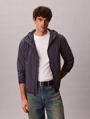 Nylon Windbreaker Jacket, Blue Nights