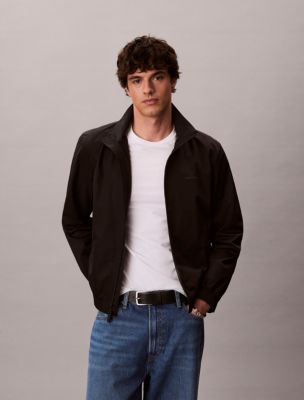 Matte Windbreaker Jacket, Black