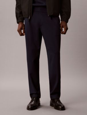 Мужские брюки Calvin Klein Tech Knit Tapered Pleated Pants — фото 4