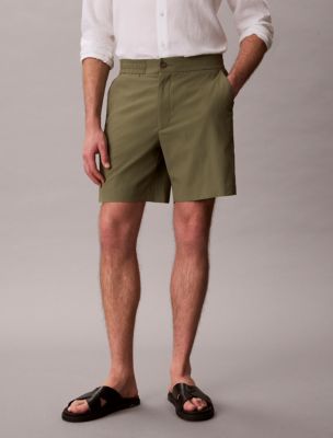 Straight Seersucker Elastic 7" Shorts - thumbnail 4