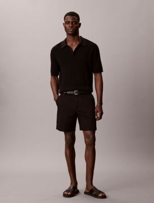 Cotton Stretch Straight Shorts