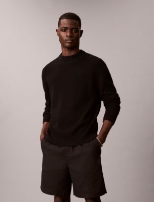 Мужские шорты Calvin Klein Linen Cotton Drawstring Shorts — фото 3