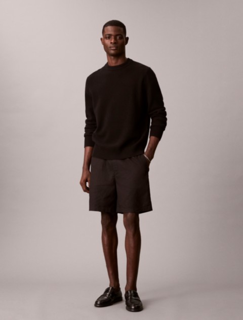 Мужские шорты Calvin Klein Linen Cotton Drawstring Shorts