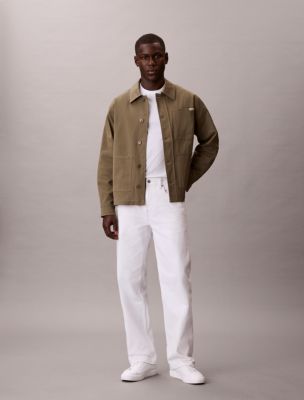 90s Straight Jeans, Chalk White