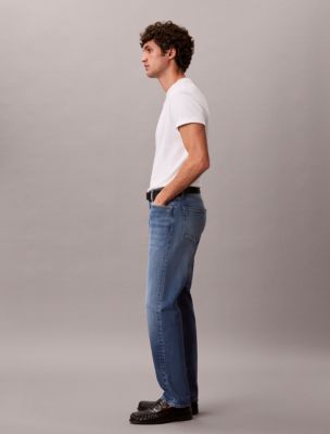 Мужские джинсы Calvin Klein Slim Straight, цвет: Belleville — фото 4