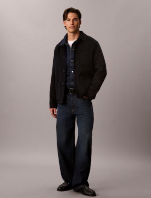 Мужская рубашка Calvin Klein Classic Denim Overshirt, цвет: Ck Classic Rinse — фото 2