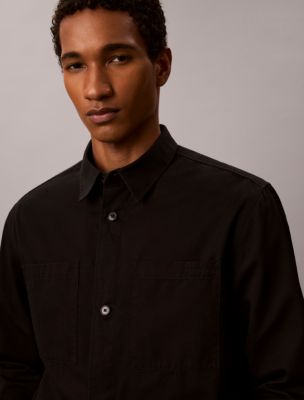 Мужские топы Calvin Klein Garment Washed Twill Easy Overshirt — фото 2