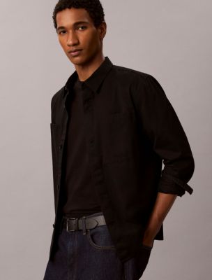 Мужские топы Calvin Klein Garment Washed Twill Easy Overshirt — фото 4