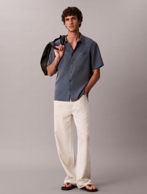 Мужские рубашки Calvin Klein Modal Blend Easy Shirt — фото 3