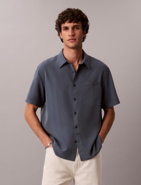 Мужские рубашки Calvin Klein Modal Blend Easy Shirt