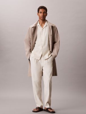 Linen Cotton Camp Collar Easy Shirt