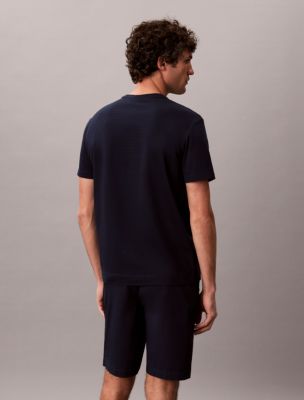 Мужские футболки Calvin Klein Textured Stripe Classic T-Shirt — фото 4
