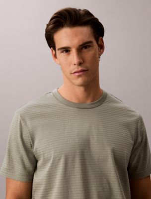 Textured Stripe Classic T-Shirt, Shadow