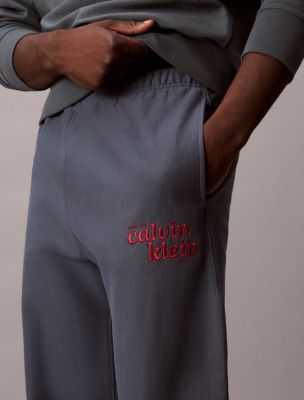 Мужские брюки Calvin Klein Terry 1989 Logo Graphic Joggers — фото 3