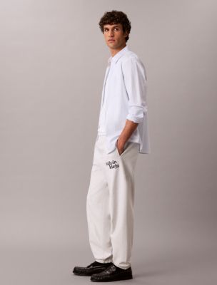 Terry 1989 Logo Graphic Joggers, Snowy Heather