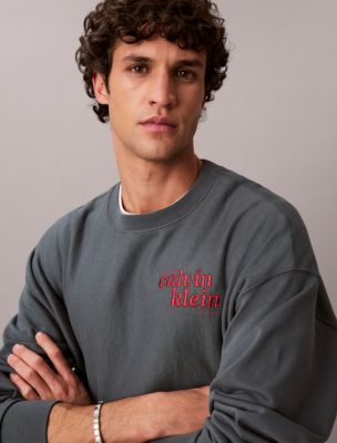 Мужские худи Calvin Klein Terry 1989 Logo Graphic Sweatshirt — фото 2