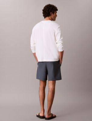 Мужские шорты Calvin Klein Terry 1989 Logo Graphic Pull-On, цвет: Тёмный сланцевый — фото 6
