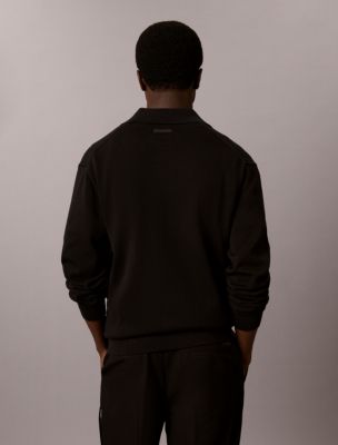 Мужские свитеры Calvin Klein Cotton Stitch Button-Front Sweater — фото 5