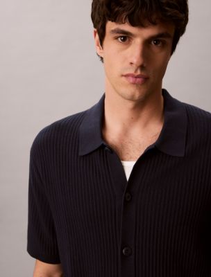 Мужские свитеры Calvin Klein Cotton Sweater Button-Down Shirt — фото 2