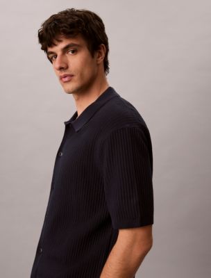 Мужские свитеры Calvin Klein Cotton Sweater Button-Down Shirt — фото 5