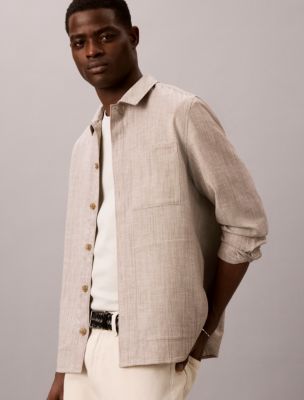 Мужские топы Calvin Klein Lightweight Relaxed Overshirt — фото 3