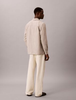 Мужские топы Calvin Klein Lightweight Relaxed Overshirt — фото 4