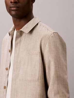 Мужские топы Calvin Klein Lightweight Relaxed Overshirt — фото 5