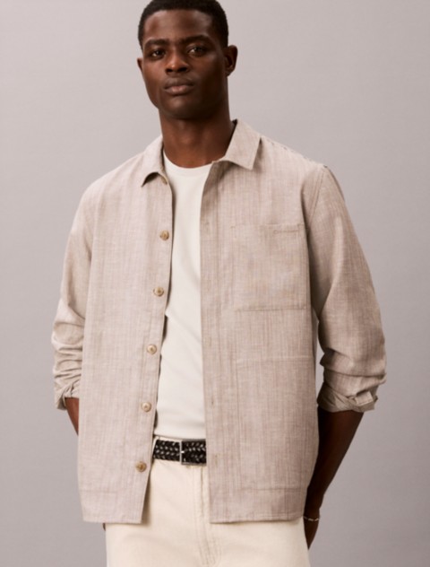 Мужские топы Calvin Klein Lightweight Relaxed Overshirt
