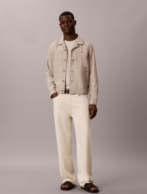 Мужские куртки Calvin Klein Lightweight Relaxed Shirt Jacket — фото 3