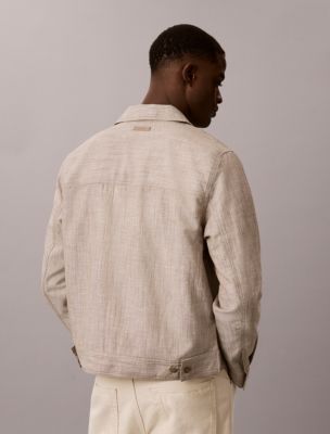 Мужские куртки Calvin Klein Lightweight Relaxed Shirt Jacket — фото 6