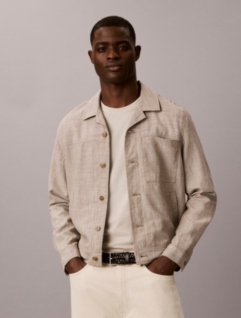 Мужские куртки Calvin Klein Lightweight Relaxed Shirt Jacket