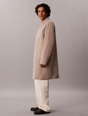 Мужские куртки Calvin Klein Tech Nylon Relaxed Car Coat — фото 2